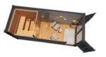 Conteneur Sauna de 15 m² avec espace de repos – clé en main – Image 6