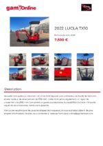 Mini pelle LUCLA TX10 – occasion – Image 18