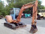 Mini-Pelle Hitachi EX 40 d’Occasion – 4,1T (2000) avec 3 Godets