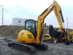 Mini-pelle d’occasion JCB 8055 RTS (2008) – 5,3T – Moteur Isuzu 34,1 kW – Portée 6 m