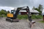 Mini-pelle d’occasion Volvo EC55C (2009) – 4,91T – Moteur Yanmar 37 kW