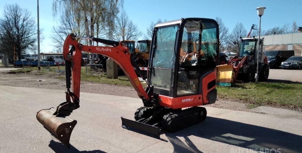 Kubota-KX015-4-018 Kubota KX015-4 d’Occasion (2015) – Mini-Pelle 1,5T Révisée avec 3 Godets – 3 880 h – Image 1