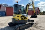 Mini-pelle d’occasion New Holland E50B SR (2012) – 5,1T + Remorque – Image 4