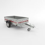 Remorque Temared PRAKTI 2312/R – 750 kg – Basculante, Transport de Bâtiment