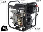 Motopompe diesel Blackstone BD-T 8000ES pour eaux  sales avec raccords 80 mm – Euro 5